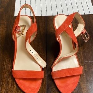 Nine West orange sandals‎ size 6
